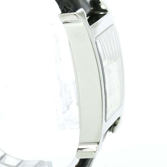 HERMES H Wach Diamond MOP Steel Quartz Mens Watch HH1.810 Polished